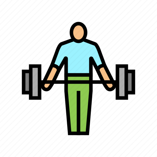 Athlete, exercising, weight, fitness, health, training icon - Download on Iconfinder