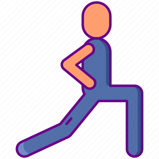 Excercise, lunges icon - Download on Iconfinder