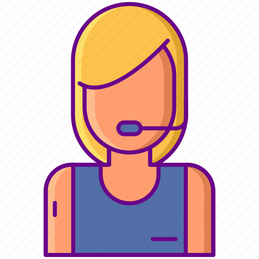 Female, personal, trainer icon - Download on Iconfinder