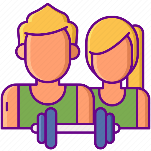Female, gym, male, unisex icon - Download on Iconfinder