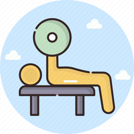 Exercise, fitness, gym, lifting weights, muscle, sports, training icon - Download on Iconfinder
