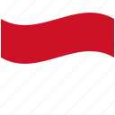 country, flag, indonesia, national, world