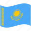 country, flag, kazakhstan, national, world 