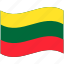 country, flag, lithuania, national, world 