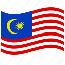 country, flag, malaysia, national, world