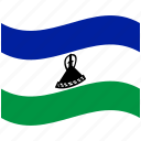 country, flag, lesotho, national, world