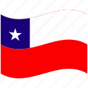 chile, country, flag, national, world