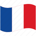 country, flag, france, national, world