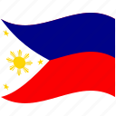 country, flag, national, philippines, world