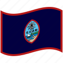 country, flag, guam, national, world