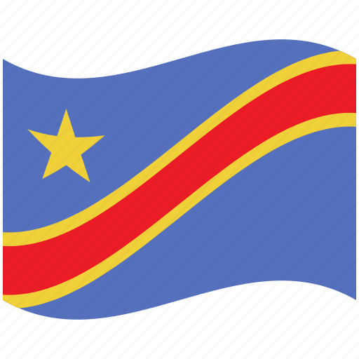 Congo democratic republic of the, country, flag, national, world icon - Download on Iconfinder