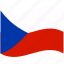 country, czech republic, flag, national, world 