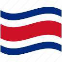 costa rica, country, flag, national, world