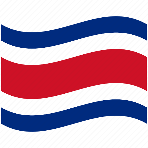 Costa rica, country, flag, national, world icon - Download on Iconfinder
