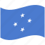 country, federated states, flag, micronesia, national, world 