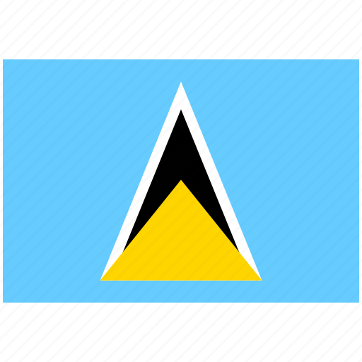 Flag, country, saint lucia, national, world icon - Download on Iconfinder