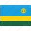 flag, country, rwanda, national, world 