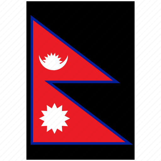 Flag, country, nepal, national, world icon - Download on Iconfinder