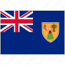flag, country, turks and caicos, islands, national, world