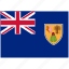 flag, country, turks and caicos, islands, national, world 