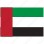 flag, country, united, arab, emirates, national, world 
