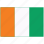 flag, country, cote d’lvore, national, world 