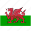 flag, country, wales, national, world 