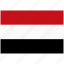 flag, country, yemen, national, world 