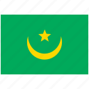 flag, country, mauritania, national, world