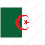 flag, country, algeria, national, world 