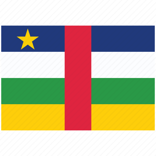 Flag, country, central, africa, national, world icon - Download on Iconfinder