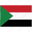 flag, country, sudan, national, world 