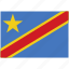 flag, country, congo, national, world 