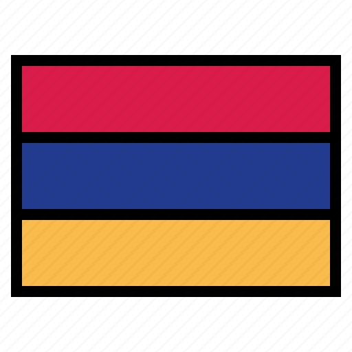 Armenia, flag, nation, world, country icon - Download on Iconfinder