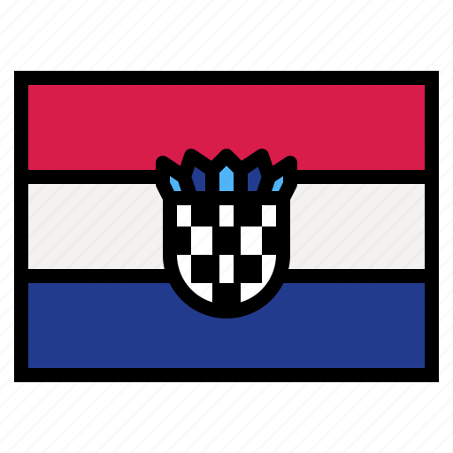Croatia, flag, nation, world, country icon - Download on Iconfinder