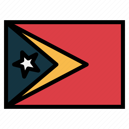 East, timor, flag, nation, world, country icon - Download on Iconfinder
