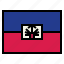 haiti, flag, nation, world, country 