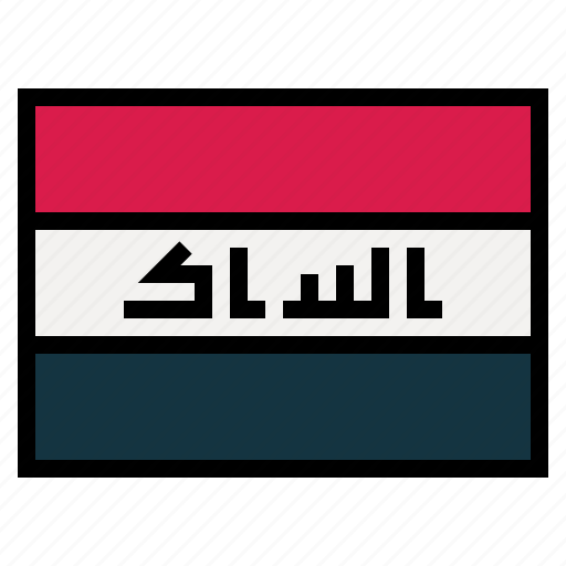Iraq, flag, nation, world, country icon - Download on Iconfinder