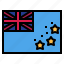 tuvalu, flag, nation, world, country 