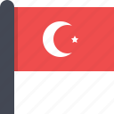 africa, flag, tunisia, country