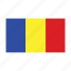 chad, flag, country 