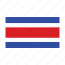 costa, flag, rica, country
