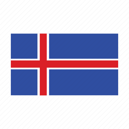 Flag, iceland, country icon - Download on Iconfinder