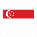 flag, singapore, country