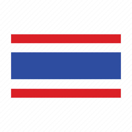 Flag, thailand, country icon - Download on Iconfinder