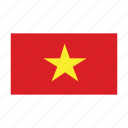 flag, vietnam, country