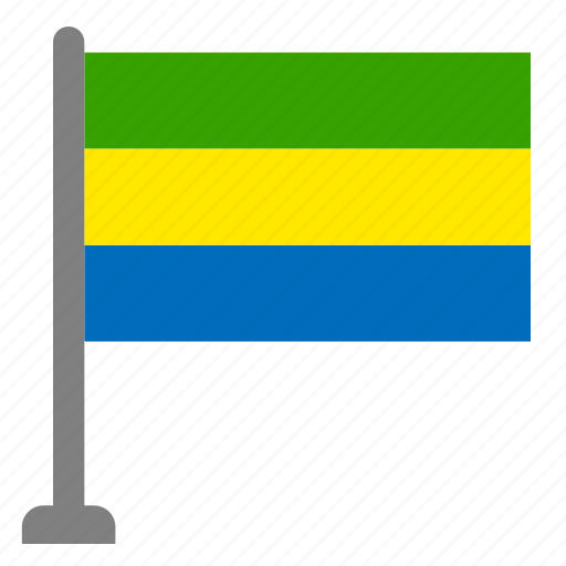Flag, country, gabon, flags icon - Download on Iconfinder