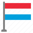 flag, country, luxembourg, national, nation