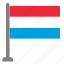 flag, country, luxembourg, national, nation 
