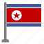 flag, country, north, korea, flags 